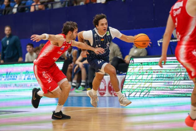 GER, Paderborn Baskets vs. VfL SparkassenStars Bochum, Basketball, ProA, 1. Spieltag, Spielzeit 2026 2027, 26.09.2026,Conrad Klotz (VfL SparkassenStars Bochum) GER, Paderborn Baskets vs. VfL SparkassenStars Bochum, Basketball, ProA, 1. Spieltag, Spielzeit 2026 2027, 26.09.2026 Paderborn Baskets Copyright: xEibner-Pressefoto JavadxMohammadpourx EP_JMR