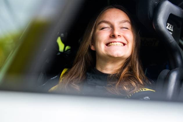 AUTO - RALLYE COEUR DE FRANCE 2026 BENOIT ClÃ mentine, DE BOLLE Eric, Renault Clio Rally3, portrait during the Rallye Coeur de France 2026, 7th round of the Championnat de France des Rallyes 2025, from September 26 to 27, 2026 in VendÃ me, France - VendÃ meFrance  Copyright: xBastienxRouxx