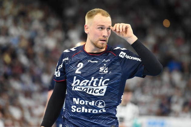 Handball I Herren I Saison 2026-2027 I Bundesliga I 6. Spieltag I THW Kiel - SG Flensburg-Handewitt I 26.09.2026 Simon Pytlick (2, SG Flensburg-Handewitt) Copyright: xLobeca JanxKirschnerx