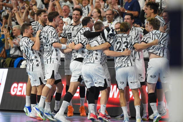 Handball I Herren I Saison 2026-2027 I Bundesliga I 6. Spieltag I THW Kiel - SG Flensburg-Handewitt I 26.09.2026 Jubel (THW Kiel) Copyright: xLobeca JanxKirschnerx