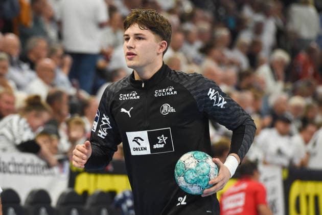 Handball I Herren I Saison 2026-2027 I Bundesliga I 6. Spieltag I THW Kiel - SG Flensburg-Handewitt I 26.09.2026 Rasmus Ankermann (22, THW Kiel) Copyright: xLobeca JanxKirschnerx