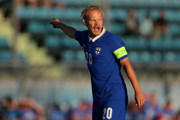 San Marino v Finland - UEFA Nations League - Season 2026-2027 Serravalle, Italy, 26th September 2026. Joel Pohjanpalo of Finland reacts during the San Marino vs Finland UEFA Nations League match at San Marino Stadium, Serravalle. Picture credit should read: Jonathan Moscrop Serravalle San Marino Stadium San Marino