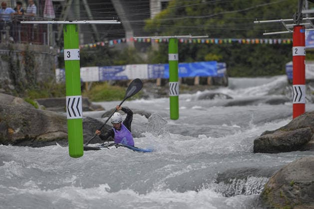 OTHER - Paddle - 2026 Paddle Europe Slalom Championships Photo by IPA ABACAPRESS.COM89013928 - Ivrea, Italy, September 26, 2026—Paddle Europe Slalom Championships 2026 Women s Kayak Cross Individual Time Trial at the Canoe Stadium in Ivrea—Klaudia Zwolinska_4_(POL) in action during the 2026 Paddle Europe Slalom Championships Women s Kayak Cross Individual Time Trial at the Ivrea Stadium Ivrea Italy  Copyright: xIPAxSport ABACAx