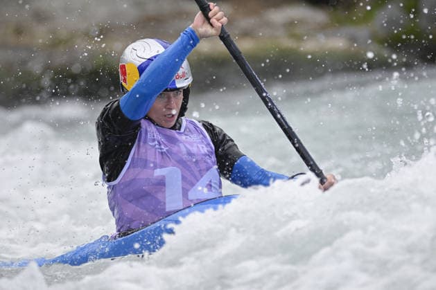 OTHER - Paddle - 2026 Paddle Europe Slalom Championships Photo by IPA ABACAPRESS.COM89014189 - Ivrea, Italy, September 26, 2026—2026 Paddle Europe Slalom Championships: Women s Kayak Cross Individual Time Trial at the Canoe Stadium in Ivrea—Zuzana Pankova_14_(SVK) in action during the 2026 Paddle Europe Slalom Championships Women s Kayak Cross Individual Time Trial at the Ivrea Stadium Ivrea Italy  Copyright: xIPAxSport ABACAx
