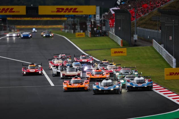 FIA WEC - 6 HOURS OF FUJI 2026 start of the race, depart, 19 CHATIN Paul-Loup (fra), JAMINET Mathieu (fra), JUNCADELLA Daniel (esp), Genesis Magma Racing, Genesis GMR-001 19, Hypercar, 35 HABSBURG Ferdinand (aut), MILESI Charles (fra), Alpine Endurance Team, Alpine A424 35, Hypercar, 36 GOUNON Jules (fra), MARTINS Victor (fra), Alpine Endurance Team, Alpine A424 36, Hypercar, action during the 6 Hours of Fuji 2026, 6th round of the 2026 FIA World Endurance Championship, from September 25 to 27, 2026 on the Fuji Speedway in Oyama, Shizuoka, Japan - OyamaJapan Copyright: xANTONINxVINCENTx
