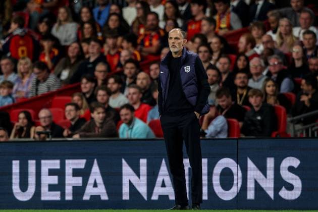 September 26, 2026, London, England: Coach Thomas Tuchel (England) seen during UEFA Nations League 2026 football match between Spain at Wembley (London)..Final Score: England 2:3 Spain England Vs Spain, England - 26 Sep 2026  - ZUMAs197 20260926_aaa_s197_350 Copyright: xGrzegorzxWajdax