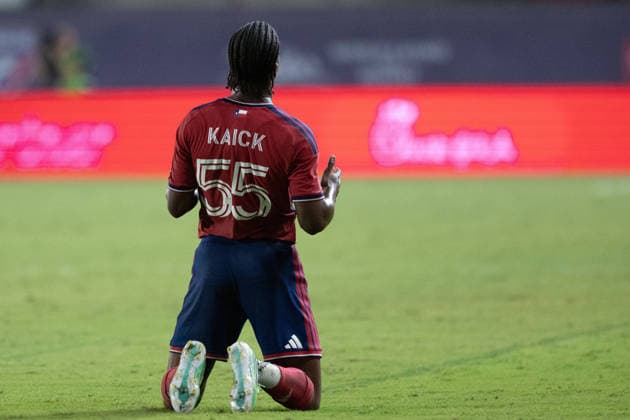 September 26, 2026, Frisco, Texas, USA: FC Dallas midfielder KAICK (55) reacts after a soccer game between Los Angeles FC and FC Dallas at Toyota Stadium in Frisco, TX. Soccer 2026: FC Dallas 1:0 Los Angeles FC  - ZUMAh193 20260926_zsp_h193_028 Copyright: xDanielxMcGregor-Huyerx