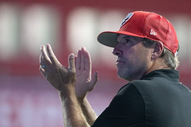 September 26, 2026, Frisco, Texas, USA: FC Dallas head coach ERIC QUILL reacts after a soccer game between Los Angeles FC and FC Dallas at Toyota Stadium in Frisco, TX. Frisco USA - ZUMAh193 20260926_zsp_h193_035 Copyright: xDanielxMcGregor-Huyerx