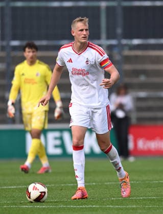 26.09.2026, xophax, Fussball , Regionalliga West 26 27 Franz Kremer Stadion : 1.FC Köln gegen VFB 03 Hilden . Niklas Hoffmann ( 1.FC Köln ) Koeln