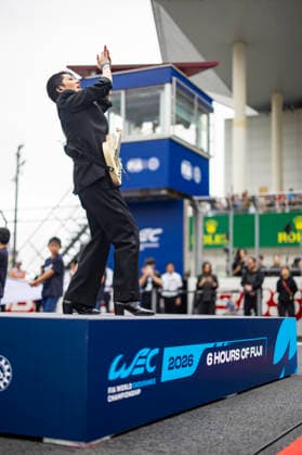 FIA WEC - 6 HOURS OF FUJI 2026 Singer Miyavi, ambiance on the grid during the 6 Hours of Fuji 2026, 6th round of the 2026 FIA World Endurance Championship, from September 25 to 27, 2026 on the Fuji Speedway in Oyama, Shizuoka, Japan - OyamaJapan  Copyright: xJULIENxDELFOSSEx
