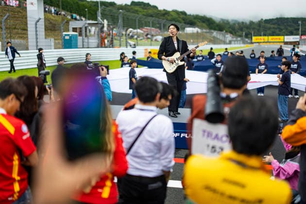FIA WEC - 6 HOURS OF FUJI 2026 Singer Miyavi, ambiance on the grid during the 6 Hours of Fuji 2026, 6th round of the 2026 FIA World Endurance Championship, from September 25 to 27, 2026 on the Fuji Speedway in Oyama, Shizuoka, Japan - OyamaJapan  Copyright: xJULIENxDELFOSSEx