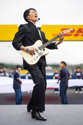 FIA WEC - 6 HOURS OF FUJI 2026 Singer Miyavi, ambiance on the grid during the 6 Hours of Fuji 2026, 6th round of the 2026 FIA World Endurance Championship, from September 25 to 27, 2026 on the Fuji Speedway in Oyama, Shizuoka, Japan - OyamaJapan  Copyright: xJULIENxDELFOSSEx