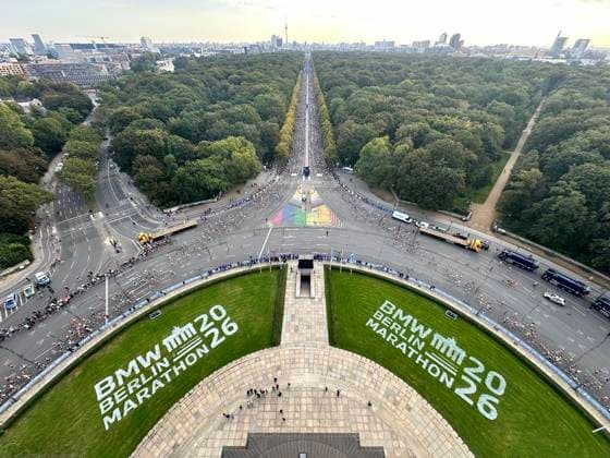 52. Berlin-Marathon 2026 ** NUR FÜR REDAKTIONELLE ZWECKE ** EDITORIAL USE ONLY **<p>Etwa 56.000 Menschen gehen beim Berlin Marathon an den Start. Deutschland Berlin Berlin Copyright: JörgxCarstensen