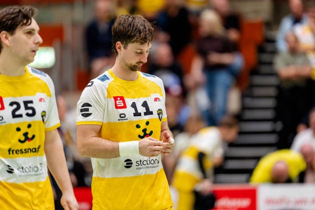 Krefeld, 26.09.2026, Handball, Herren, 3. Liga, Süd-West, 6. Spieltag, 2026 2027: HSG Krefeld Niederrhein Bergische Panther Lucas Schneider (HSG Krefeld Niederrhein, 11) während des Spiels