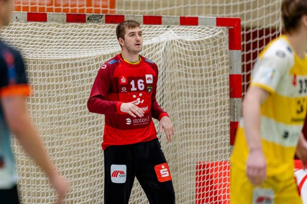 Krefeld, 26.09.2026, Handball, Herren, 3. Liga, Süd-West, 6. Spieltag, 2026 2027: HSG Krefeld Niederrhein Bergische Panther Wojciech Borucki (HSG Krefeld Niederrhein, 16) während des Spiels