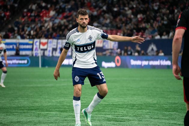 VANCOUVER, CANADA - SEPTEMBER 26: Thomas Muller of Vancouver Whitecaps FC in action during the Major League Soccer match between Vancouver Whitecaps FC and DC United at BC Place Stadium on September 26, 2026 in Vancouver, British Columbia, Canada. Copyright: xAmyxElle SPPx Sportspressphoto_SPR240954
