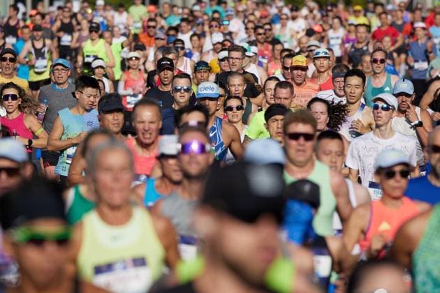 52. Berlin-Marathon 2026 ** NUR FÜR REDAKTIONELLE ZWECKE ** EDITORIAL USE ONLY **<p>Etwa 56.000 Menschen gehen beim Berlin Marathon an den Start. Deutschland Berlin Berlin Copyright: JörgxCarstensen