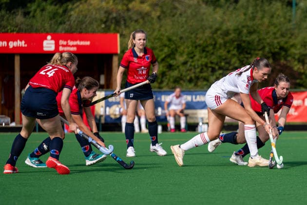 BHC 1. Damen, 1. Bundesliga, Feldhockey - Bremer HC - Berliner HC Bremen, Deutschland, 26.09.26: BHC 1. Damen, 1. Bundesliga, Feldhockey im Bremer Hockey-Club e.V. am 26.09.2026 in Bremen, Deutschland. (Foto von Axel Kaste) Nina Pätzold, Bremer HC Bremen Bremer Hockey-Club e.V. Freie Hansestadt Bremen Deutschland