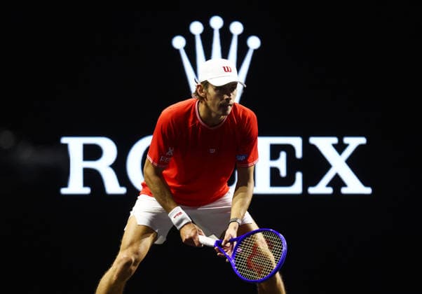 2026 Laver Cup, day two, O2 Arena, London,26 09 2026 Alex De Minaur (AUS) in action during his match against Alexander Zverev (GER) in the 2026 Laver Cup at the O2 Arena, London London O2 Arena London GBR, UK NEWSPAPERS OUT Copyright: xMarkxGreenwoodx