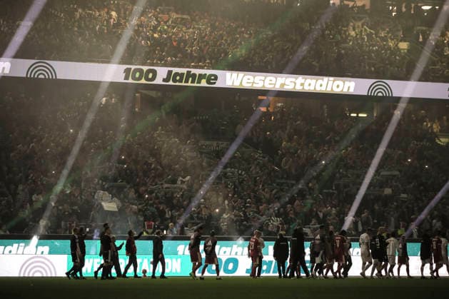 Foto : (Bremen) Fussball Bundesliga Sonderspiel , am Sa. 26.09.2026 Jubiläumsspiel 100 Jahre Weserstadion Werder Bremen Legenden - Real Madrid Leyendas