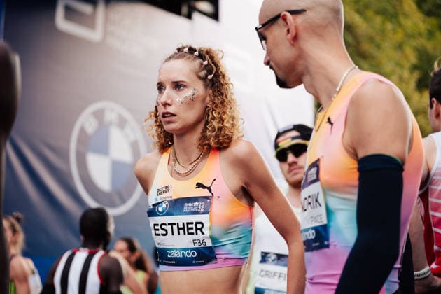 27.09.26, BMW Berlin Marathon 2026, Berlin Esther Pfeiffer (GER) before the start Berlin Berlin BE Deutschland