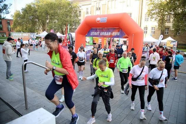 Urban Run Duisburg 2026 führt durch ungewöhnliche Orte ** NUR FÜR REDAKTIONELLE ZWECKE ** EDITORIAL USE ONLY **<p>Der Urban Run Duisburg führte am Sonntag, den 27.September 2026 durch ungewöhnliche Orte in der Duisburger Innenstadt - wie z.B. durch das Rathaus, das Stadtarchiv und das Kultur-und Stadthistorische Museum. Deutschland NRW Duisburg Copyright: KerstinxBögeholz