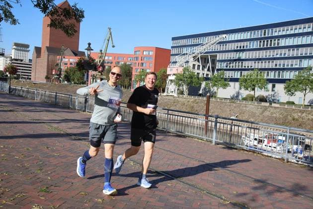 Urban Run Duisburg 2026 führt durch ungewöhnliche Orte ** NUR FÜR REDAKTIONELLE ZWECKE ** EDITORIAL USE ONLY **<p>Der Urban Run Duisburg führte am Sonntag, den 27.September 2026 durch ungewöhnliche Orte in der Duisburger Innenstadt - wie z.B. durch das Rathaus, das Stadtarchiv und das Kultur-und Stadthistorische Museum. Deutschland NRW Duisburg Copyright: KerstinxBögeholz