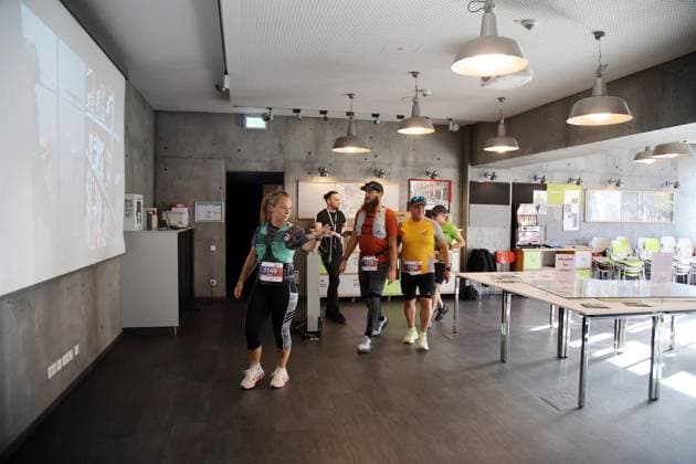 Urban Run Duisburg 2026 führt durch ungewöhnliche Orte ** NUR FÜR REDAKTIONELLE ZWECKE ** EDITORIAL USE ONLY **<p>Der Urban Run Duisburg führte am Sonntag, den 27.September 2026 durch ungewöhnliche Orte in der Duisburger Innenstadt - wie z.B. durch das Rathaus, das Stadtarchiv und das Kultur-und Stadthistorische Museum. Deutschland NRW Duisburg Copyright: KerstinxBögeholz