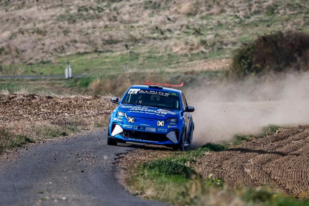 AUTO - RALLYE COEUR DE FRANCE 2026 E6 JANVIER Philippe, DERORY Julie, Alpine A290, action during the Rallye Coeur de France 2026, 7th round of the Championnat de France des Rallyes 2025, from September 26 to 27, 2026 in VendÃ me, France -  Copyright: xGREGORYxLENORMANDx