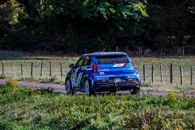 AUTO - RALLYE COEUR DE FRANCE 2026 E10 ZORLU Nazan, CIPLAK Ozhan, Alpine A290 Rallye, Alpine A290, action during the Rallye Coeur de France 2026, 7th round of the Championnat de France des Rallyes 2025, from September 26 to 27, 2026 in VendÃ me, France -  Copyright: xGREGORYxLENORMANDx