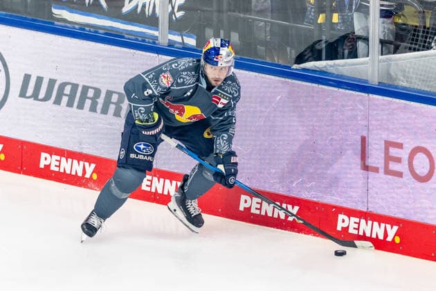 Tobias Rieder (EHC Red Bull Muenchen, 08) GER, EHC Red Bull Muenchen vs. Loewen Frankfurt Eishockey, DEL, Saison 2026 2027, 4. Spieltag, 27.09.2026. Foto: HMB Media Franz Feiner Copyright: HMBxMedia FranzxFeiner