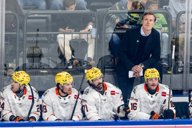 Emil Rasmussen (Co-Trainer, Loewen Frankfurt) GER, EHC Red Bull Muenchen vs. Loewen Frankfurt Eishockey, DEL, Saison 2026 2027, 4. Spieltag, 27.09.2026. Foto: HMB Media Franz Feiner Copyright: HMBxMedia FranzxFeiner