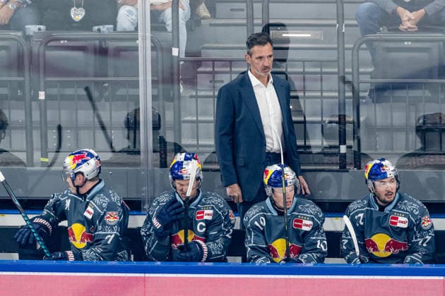 Rob Leask (Co-Trainer, EHC Red Bull Muenchen) GER, EHC Red Bull Muenchen vs. Loewen Frankfurt Eishockey, DEL, Saison 2026 2027, 4. Spieltag, 27.09.2026. Foto: HMB Media Franz Feiner Copyright: HMBxMedia FranzxFeiner