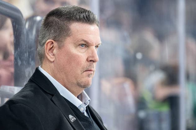 Tom Pokel (Chef-Trainer, Loewen Frankfurt) Portrait Portraet GER, EHC Red Bull Muenchen vs. Loewen Frankfurt Eishockey, DEL, Saison 2026 2027, 4. Spieltag, 27.09.2026. Foto: HMB Media Heike Feiner Copyright: HMBxMedia HeikexFeiner