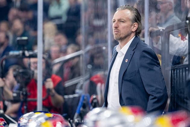 Max Kaltenhauser (Co-Trainer, EHC Red Bull Muenchen) GER, EHC Red Bull Muenchen vs. Loewen Frankfurt Eishockey, DEL, Saison 2026 2027, 4. Spieltag, 27.09.2026. Foto: HMB Media Heike Feiner Copyright: HMBxMedia HeikexFeiner