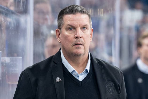 Tom Pokel (Chef-Trainer, Loewen Frankfurt) Portrait Portraet GER, EHC Red Bull Muenchen vs. Loewen Frankfurt Eishockey, DEL, Saison 2026 2027, 4. Spieltag, 27.09.2026. Foto: HMB Media Heike Feiner Copyright: HMBxMedia HeikexFeiner