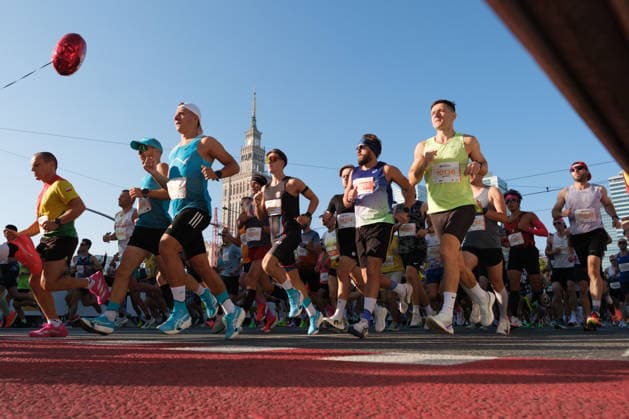 September 27, 2026, Warsaw, Masovian Voivodeship, Poland: Athletes run on Warsaw s streets during the 48th Warsaw Marathon. The race has been awarded the World Athletics Elite Label for the first time in its history and is part of the European Marathon Classics (EMC) series of races. Warsaw Poland - ZUMAk204 20260927_zip_k204_002 Copyright: xRomanxKozielx