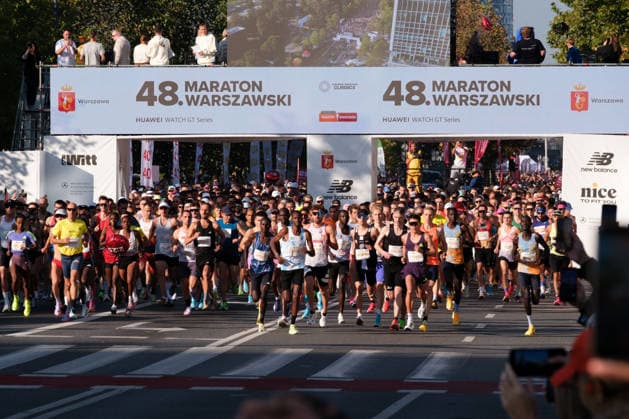 September 27, 2026, Warsaw, Masovian Voivodeship, Poland: Start of the 48th Warsaw Marathon. The race has been awarded the World Athletics Elite Label for the first time in its history and is part of the European Marathon Classics (EMC) series of races. Warsaw Marathon 2026  - ZUMAk204 20260927_zip_k204_034 Copyright: xRomanxKozielx