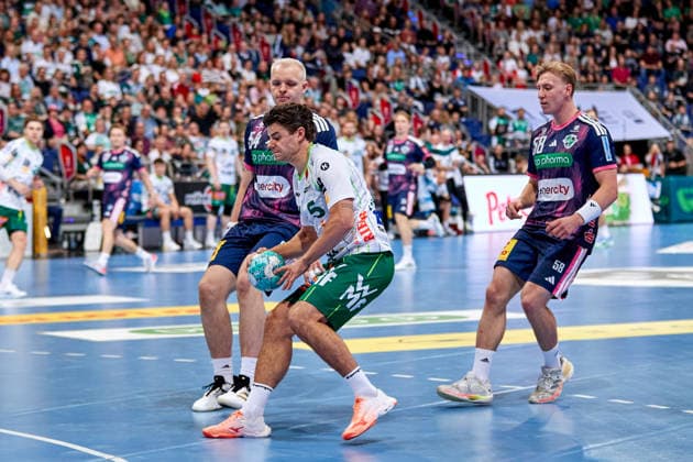 Rutger Ten Velde (FRISCH AUF Goeppingen 5) TSV Hannover-Burgdorf - vs. FRISCH AUF Goeppingen, Handball Bundesliga, HBL, Saison 2026 2027 27.09.2026 -Pressefoto Jan-Frederic Helbig TSV Hannover-Burgdorf - vs. FRISCH AUF Goeppingen, Handball Bundesliga, HBL, ZAG Arena, Opel Handball-Bundesliga, Saison 2026 2027, 27.09.2026 Hannover Copyright: xEibner-Pressefoto Jan-FredericxHx EP_JHG