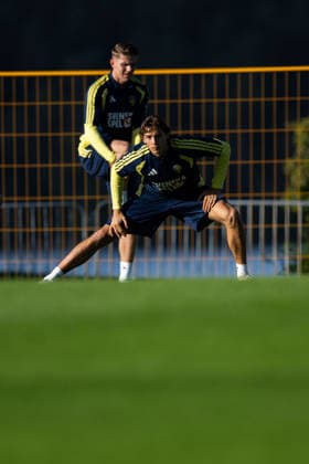 260927 John Mellberg of the Swedish men s national football team at a training session on September 27, 2026 in Stockholm. Photo: Emma Wallskog BILDBYRAN kod EW EW0711 fotboll football soccer fotball nations league uefa nations league träning practice training sverige sweden sverige a bbeng Copyright: EMMAxWALLSKOG BB260927EW045