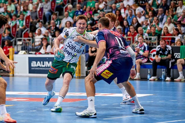 Oskar Neudeck (FRISCH AUF Goeppingen 2) TSV Hannover-Burgdorf - vs. FRISCH AUF Goeppingen, Handball Bundesliga, HBL, Saison 2026 2027 27.09.2026 -Pressefoto Jan-Frederic Helbig TSV Hannover-Burgdorf - vs. FRISCH AUF Goeppingen, Handball Bundesliga, HBL, ZAG Arena, Opel Handball-Bundesliga, Saison 2026 2027, 27.09.2026 Hannover Copyright: xEibner-Pressefoto Jan-FredericxHx EP_JHG