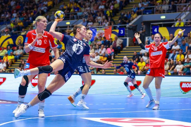 Handball EHF Euro Cup Final: Norway vs. Denmark, Bucharest, September 27, 2026. Henny Ella Reistad before the final of the EHF Euro Cup between Norway and Denmark. Photo by Nikola Krstic, NTB, Bucharest, Romania. EDITORIAL USE ONLY. RESTRICTED USE FOR BETTING COMPANIES.  Copyright: xNikolaxKrsticx xNTBx
