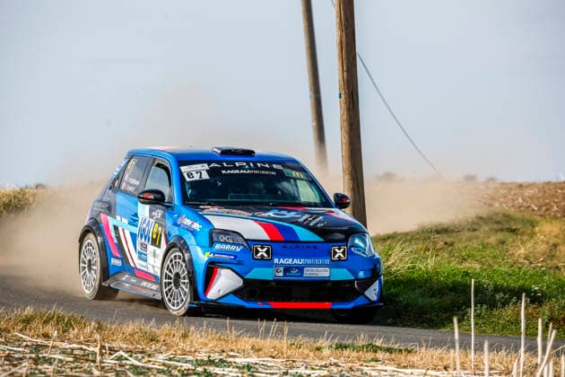 AUTO - RALLYE COEUR DE FRANCE 2026 E7 CHAPUT Franck, POURSAIN Yann, Alpine A290, action during the Rallye Coeur de France 2026, 7th round of the Championnat de France des Rallyes 2025, from September 26 to 27, 2026 in VendÃ me, France -  Copyright: xGREGORYxLENORMANDx