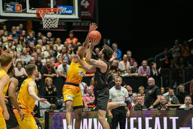 easyCredit Basketball Bundesliga, 3. Spieltag, Niners Chemnitz - Phoenix Hagen 27.09,2026 ab 16.30 Uhr Chemnitz, Chemnitz Arena Im Foto: 25 Ben Burnham easyCredit Basketball Bundesliga, 3. Spieltag, Niners Chemnitz - Phoenix Hagen Chemnitz Sachsen Deutschland Copyright: xEHLxMedia MichelxKöhlerx 20262709-Niners-Chemnitz-Phoenix-Hagen_006