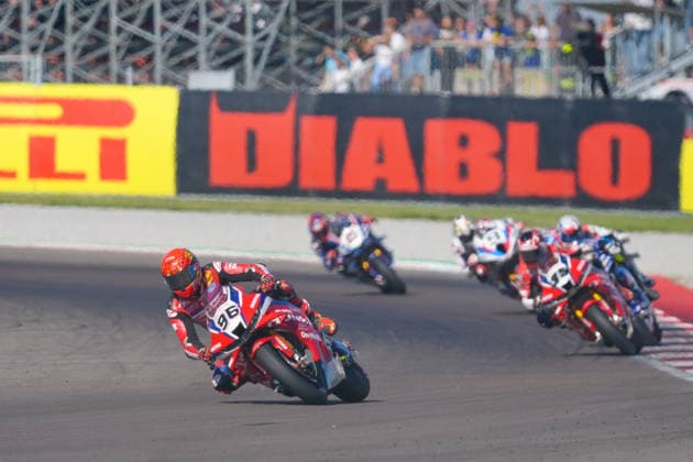 WorldSBK - EICMA Italian Round - Sunday Jake Dixon of the United Kingdom rides a Honda CBR1000RR-R SP ( 96) for Honda HRC during the 10th round of WorldSBK, the EICMA Italian round, at the Cremona Circuit Angelo Bergamonti in San Martino del Lago, Italy, on September 27, 2026. San Martino del Lago Italy Italy  Copyright: xLucaxRossinix originalFilename:rossini-worldsbk260927_npWv0.jpg