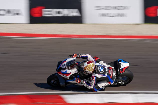 WorldSBK - EICMA Italian Round - Sunday Danilo Petrucci of Italy rides a BMW M 1000 RR ( 9) for the ROKiT BMW Motorrad WorldSBK Team during the 10th round of WorldSBK, the EICMA Italian round, at the Cremona Circuit Angelo Bergamonti in San Martino del Lago, Italy, on September 27, 2026. San Martino del Lago Italy Italy  Copyright: xLucaxRossinix originalFilename:rossini-worldsbk260927_npEiG.jpg