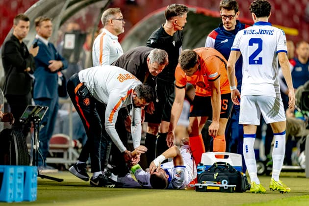BELGRADO - ServiÃ« forward Andrija Å½ivkoviÄ‡ during the UEFA Nations League match between Servie and Nederland in Rajko Mitic Stadion on 27 September 2026 in Belgrado, Servie. (Photo by DeFodi Images) -