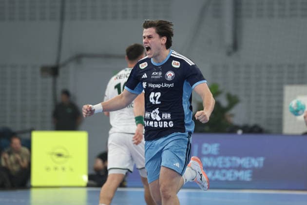 Handball I Herren I Saison 2026 2027 I Bundesliga I 6. Spieltag I Handball Club Hamburg - HSG Wetzlar I 27.09.2026 Jan-Christian Schmidt (42, Handball Club Hamburg) Hamburg Alsterdorfer Sporthalle Hamburg Deutschland Copyright: xLobeca RalfxHomburgx
