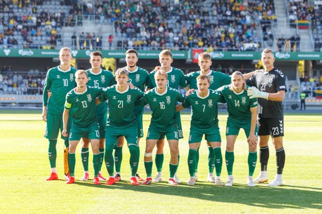Tautu lygos rungtynes Lietuva – Azerbaidžanas. 2026-09-27, Kaunas Kaunas Lietuva Copyright: xErikasxOvcarenkox