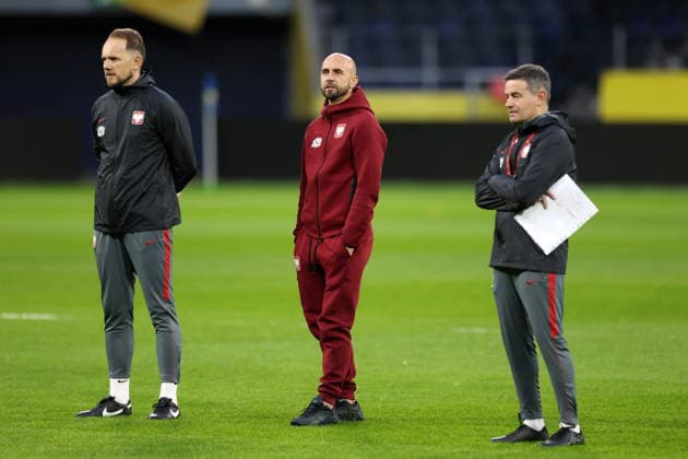 SZTOKHOLM 27.09.2026 TRENING REPREZENTACJI POLSKI --- POLISH FOOTBALL national team, Nationalteam TRAINING SESSION IN STOCKHOLM GRZEGORZ STASZEWSKI ADRIAN MIERZEJEWSKI JOSE ANTONIO VICUNA - KIBU FOT. PIOTR KUCZA FOTOPYK NEWSPIX.PL --- newspix.pl 
